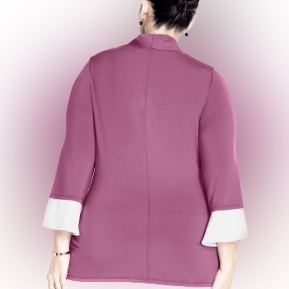 AVENUE
Roselyn Wrap Top - magenta - Picture 3 of 3